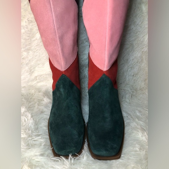 Chelsea & Violet Multicolor Heeled Boots size 7:5 NWT - Picture 6 of 16